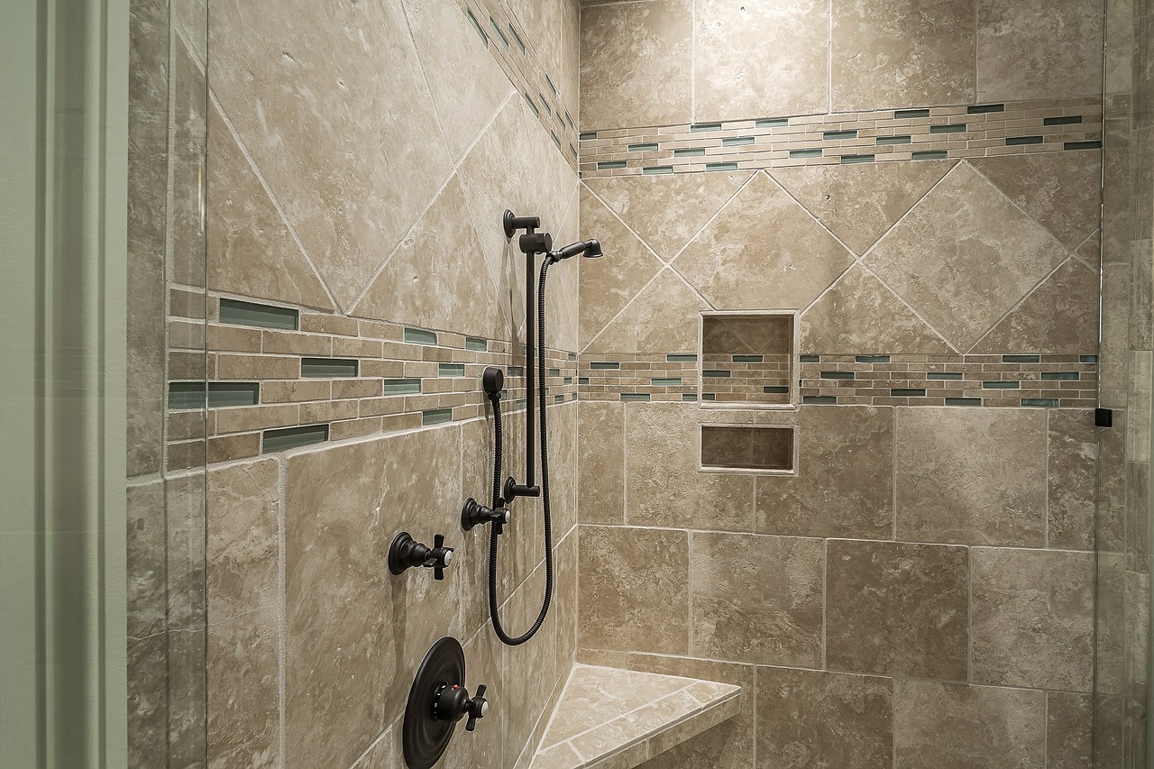 Photo by GregoryButler on Pixabay https://pixabay.com/en/shower-tile-bathroom-interior-389273/